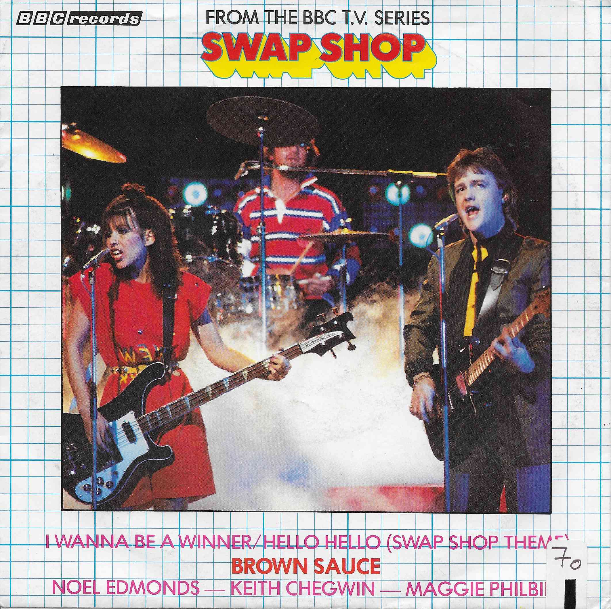 Picture of INT 113.006 I wanna be a winner (Swap shop) by artist B. A. Robertson from the BBC records and Tapes library